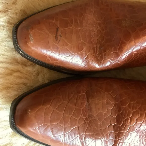 DINGO COWBOY BOOTS Vintage Leather Size 8 - Picture 5 of 7